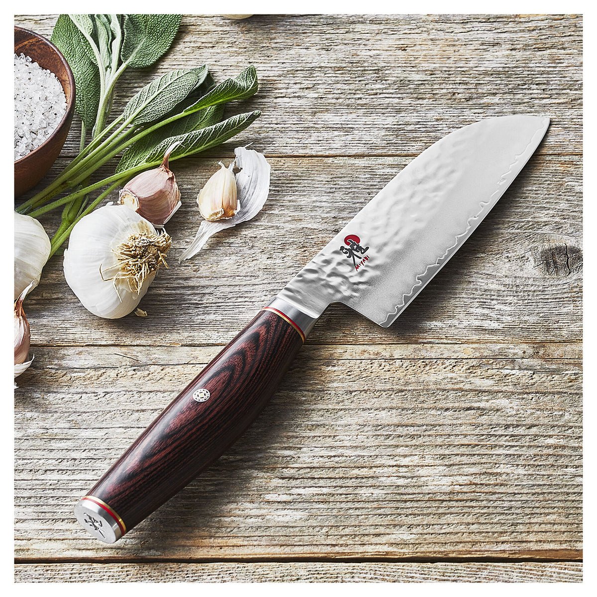 14cm Grønnsakskniv, SG2 (MC63) pulverstål, Santoku - MIYABI 6000MCT - KNIVER - Me & Max AS