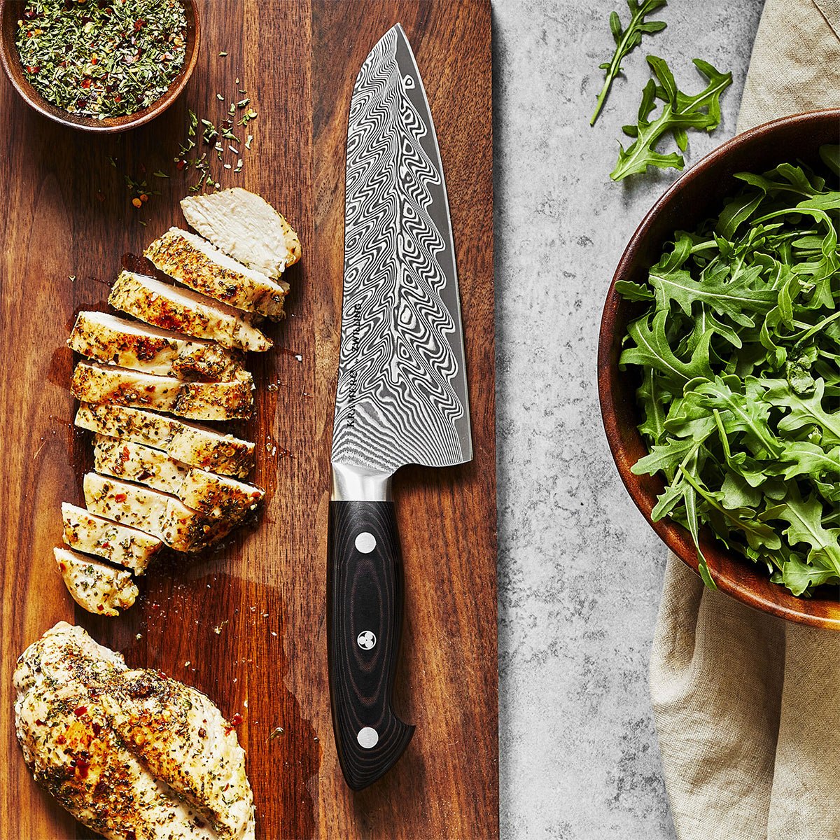 18cm Grønnsakskniv, MC63 pulverstål, Santoku - ZWILLING KRAMER EUROLINE - KNIVER - Me & Max AS