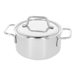 18cm Gryte med lokk, 2,2l, 18/10 rustfrit stål - DEMEYERE APOLLO 7 - GRYTE - Me & Max AS