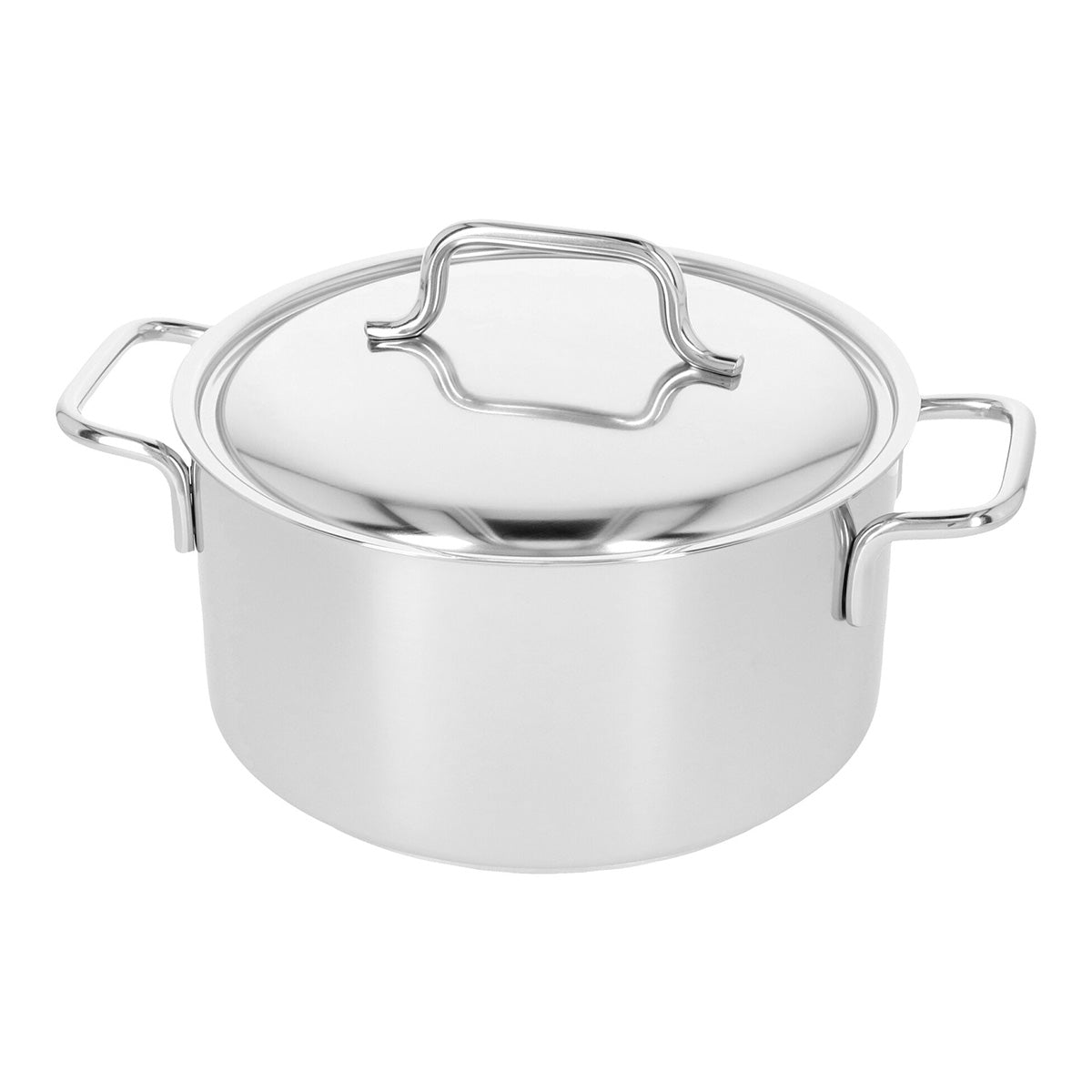 20cm Gryte med lokk, 3,0l, 18/10 rustfrit stål - DEMEYERE APOLLO 7 - GRYTE - Me & Max AS