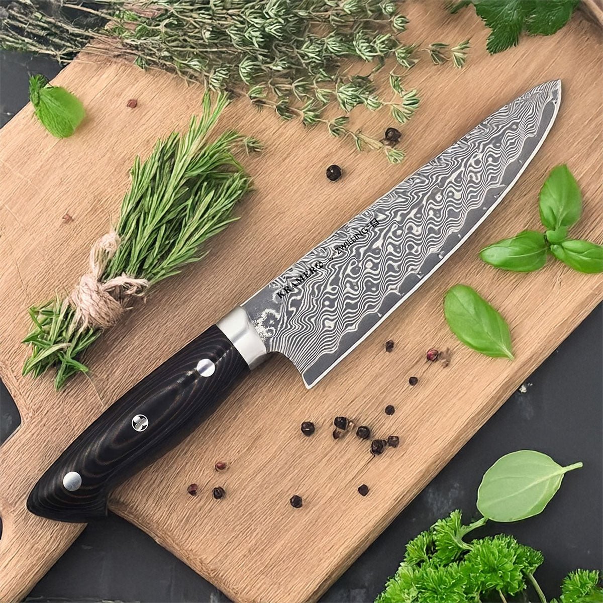 20cm Kokkekniv, MC63 pulverstål, Europeisk still - ZWILLING KRAMER EUROLINE - KNIVER - Me & Max AS