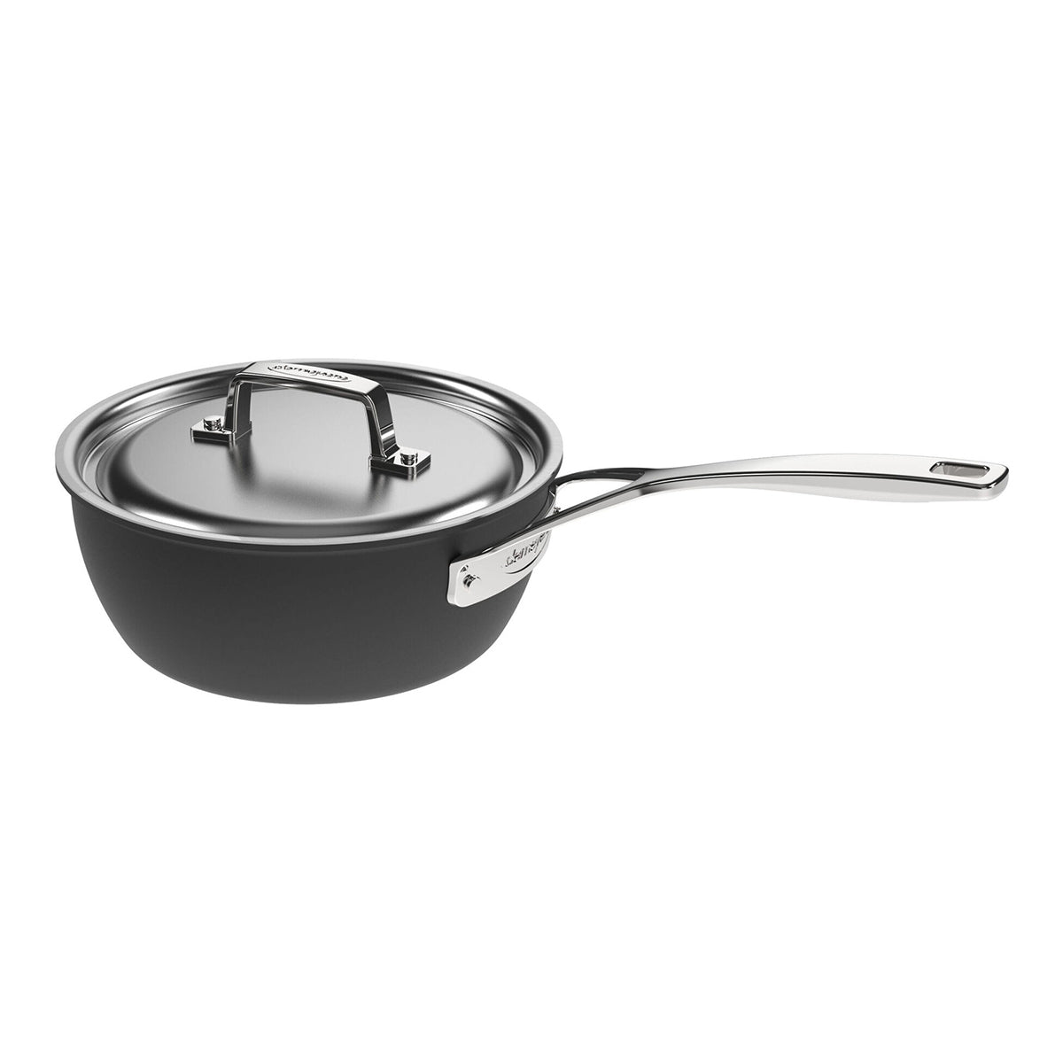 20cm Sauteuse, 18/10 rustfrit stål - DEMEYERE BLACK 5 - GRYTE - Me & Max AS