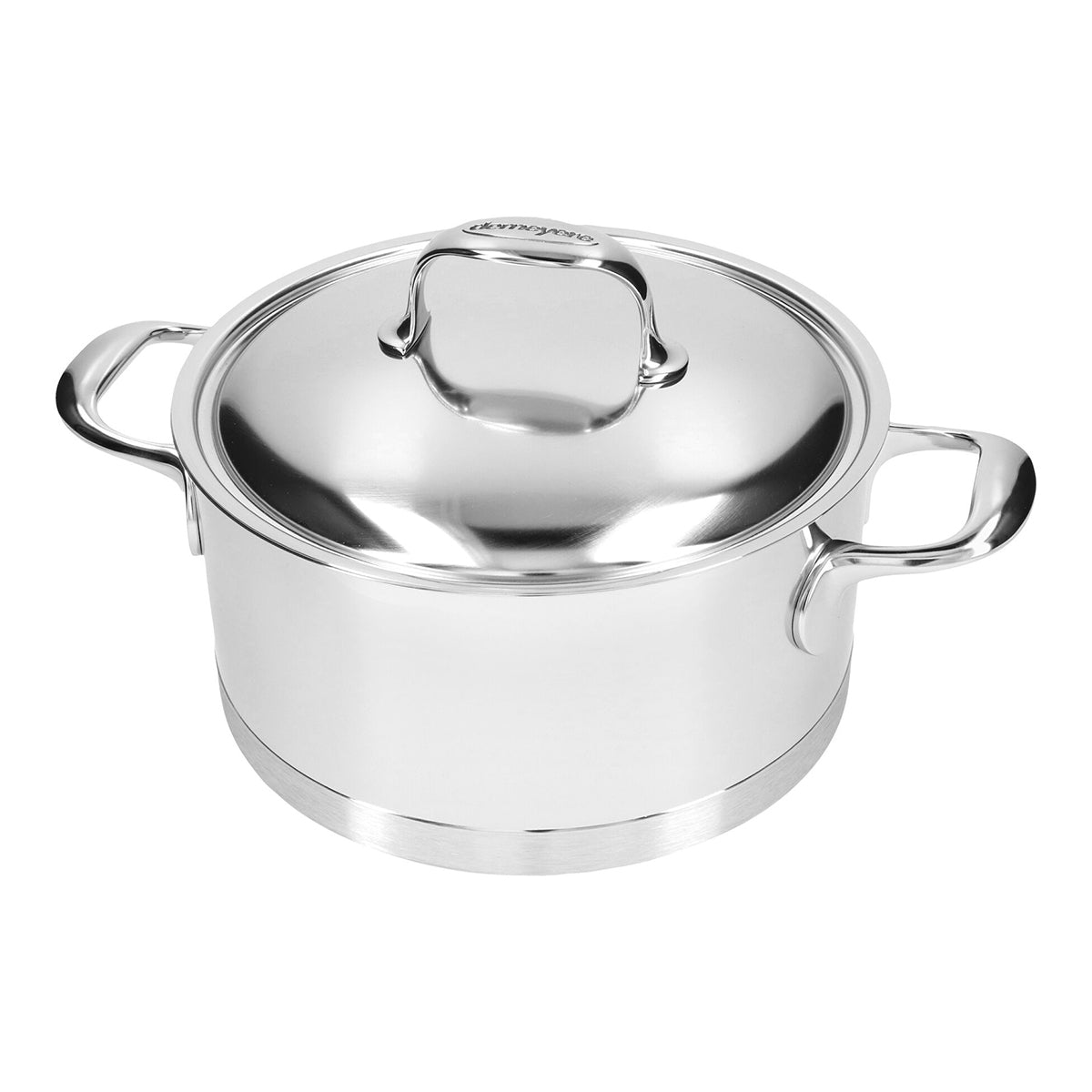 22cm Gryte med lokk 4,0l, 18/10 rustfrit stål - DEMEYERE ATLANTIS 7 - GRYTE - Me & Max AS