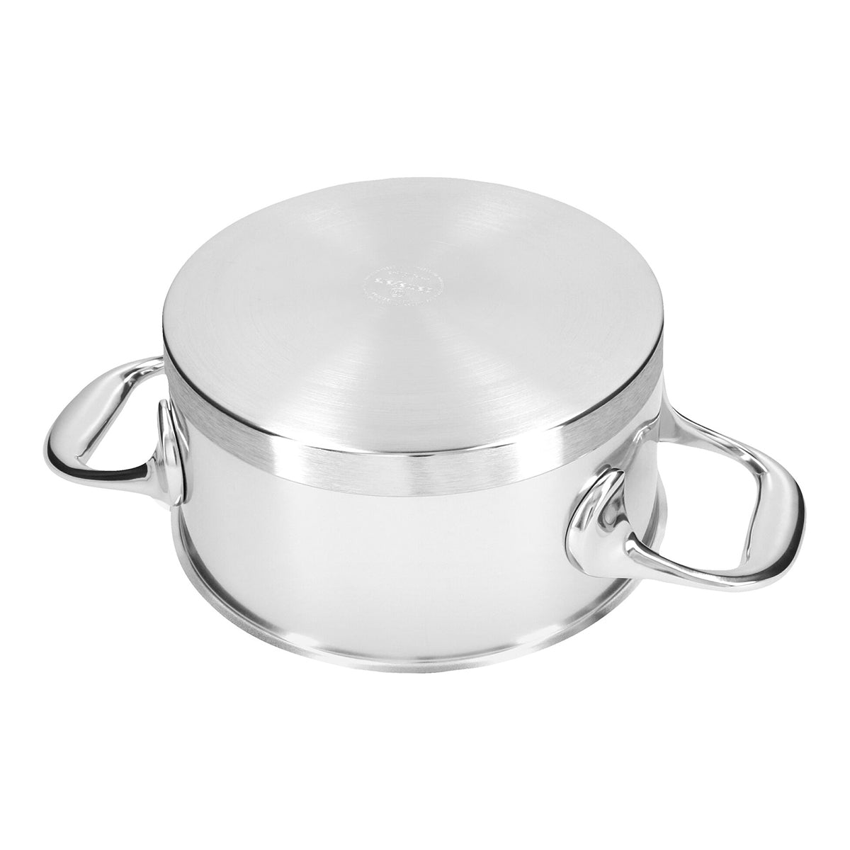 22cm Gryte med lokk 4,0l, 18/10 rustfrit stål - DEMEYERE ATLANTIS 7 - GRYTE - Me & Max AS