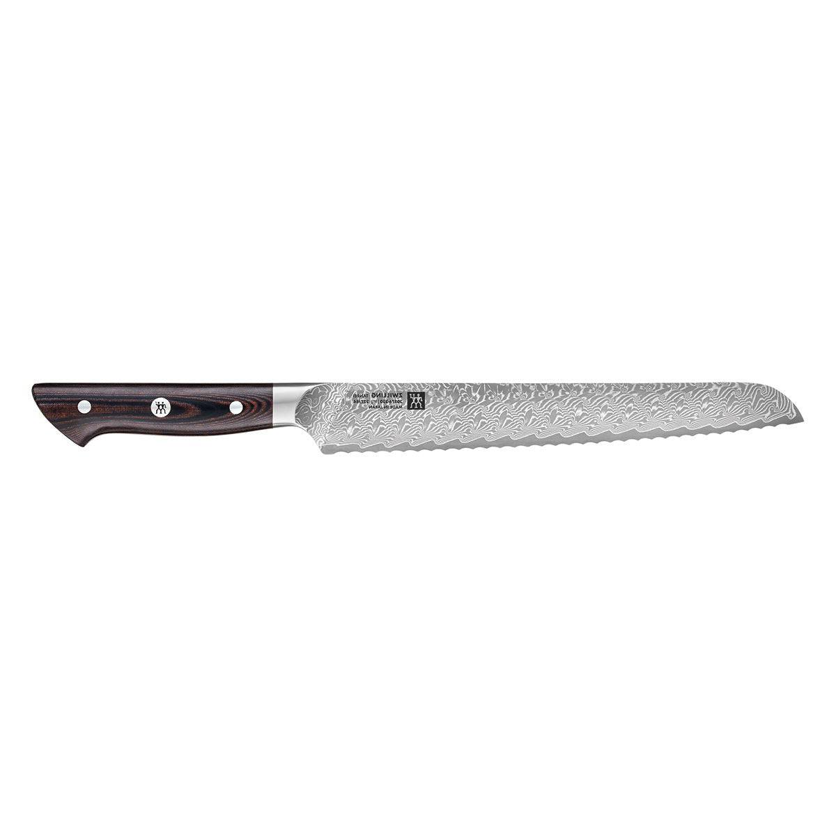 23cm Brødkniv, FC63 pulverstål, Gyotoh - ZWILLING TANREI - KNIVER - Me & Max AS
