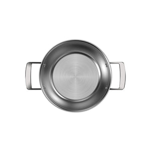 24cm Gryte (Konisk) med lokk 3,3l, 18/10 rustfrit stål - DEMEYERE BLACK 5 - GRYTE - Me & Max AS