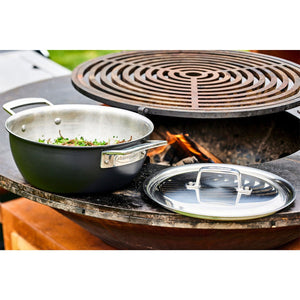 24cm Gryte (Konisk) med lokk 3,3l, 18/10 rustfrit stål - DEMEYERE BLACK 5 - GRYTE - Me & Max AS