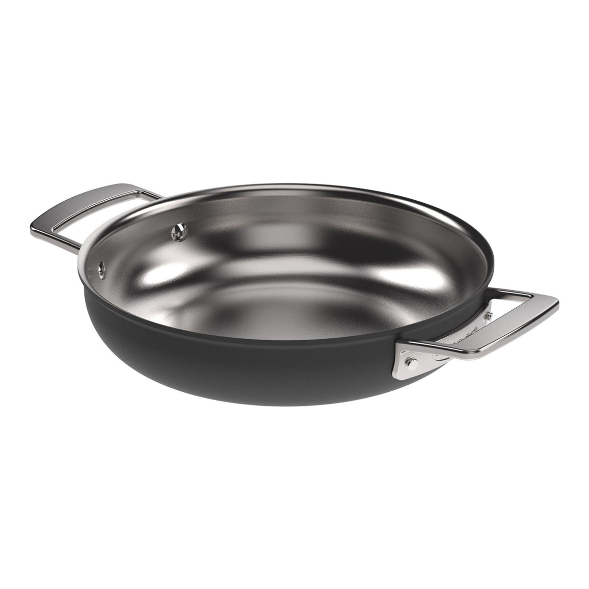 24cm Traktørpanne med 2 håndtak, 18/10 rustfrit stål - DEMEYERE BLACK 5 - GRYTE - Me & Max AS