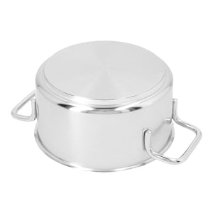 28cm Gryte med lokk, 8,4l, 18/10 rustfrit stål - DEMEYERE APOLLO 7 - GRYTE - Me & Max AS