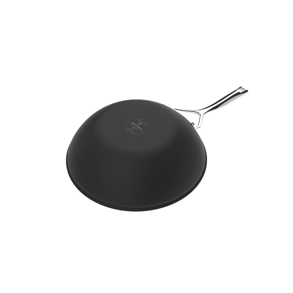 30cm Wok, 18/10 rustfrit stål - DEMEYERE BLACK 5 - GRYTE - Me & Max AS