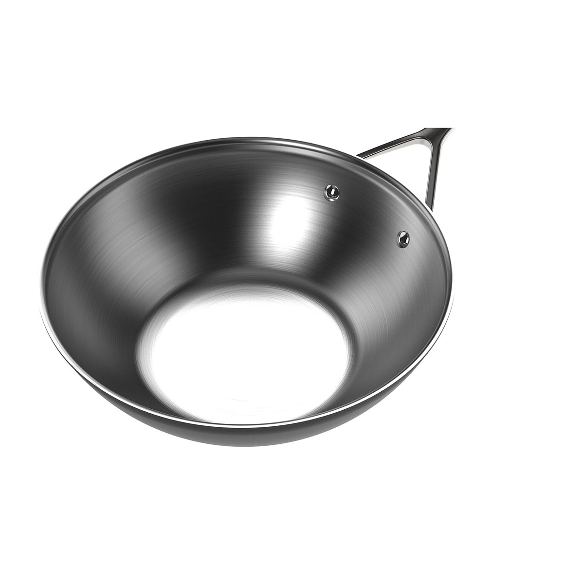 30cm Wok, 18/10 rustfrit stål - DEMEYERE BLACK 5 - GRYTE - Me & Max AS