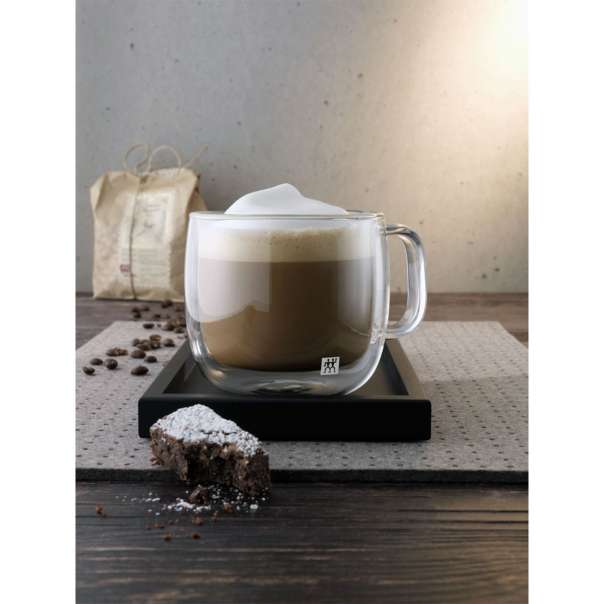 450ml Cappuccino - sett, 2 stk - ZWILLING Sorrento - GLASS - Me & Max AS