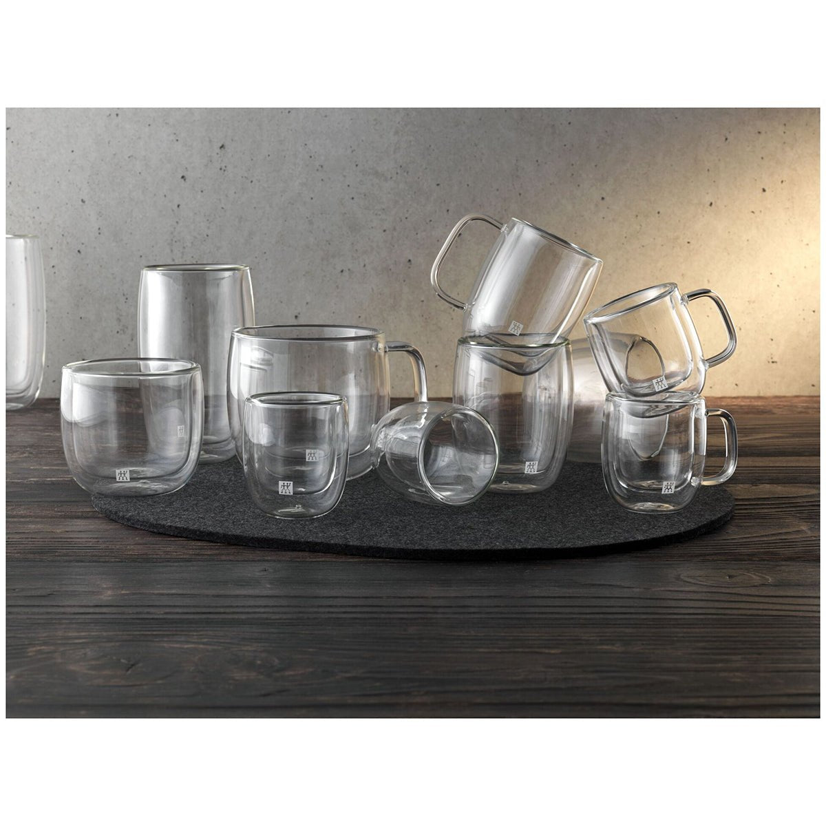 450ml Cappuccino - sett, 2 stk - ZWILLING Sorrento - GLASS - Me & Max AS
