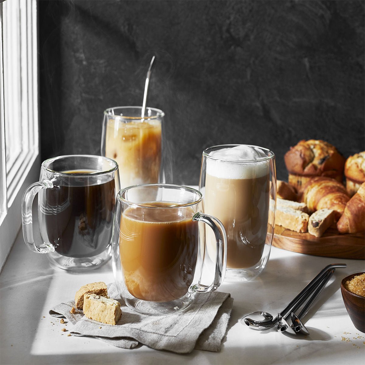 450ml Latte Macchiato - sett, 2 stk - ZWILLING Sorrento - GLASS - Me & Max AS