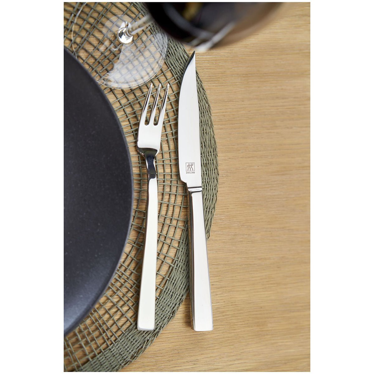 Bestikksett Biffkniver og - gafler, 6 x 2stk, 18/10 stål - ZWILLING BESTIKK - BESTIKK - Me & Max AS
