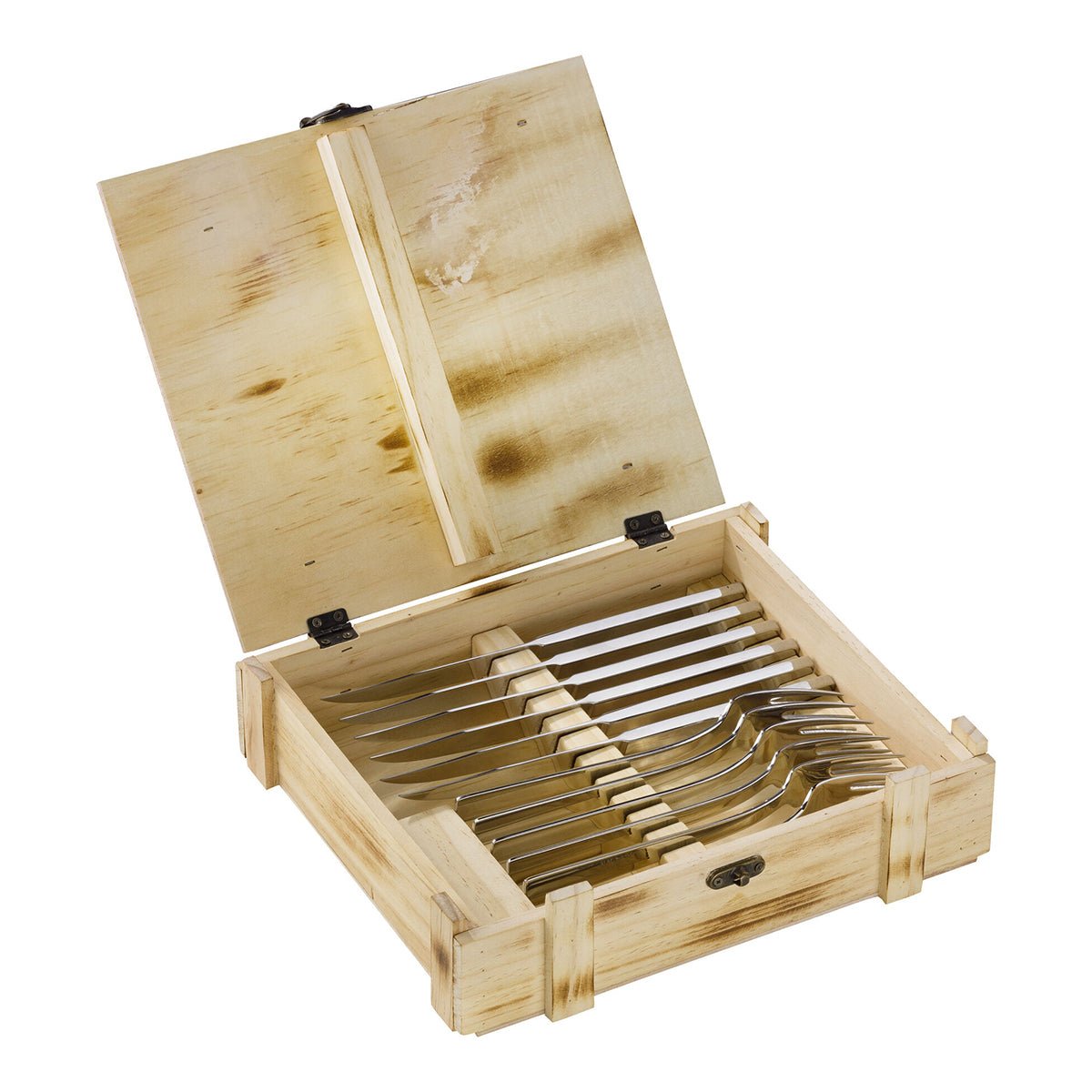 Bestikksett Biffkniver og - gafler, 6 x 2stk, 18/10 stål - ZWILLING BESTIKK - BESTIKK - Me & Max AS
