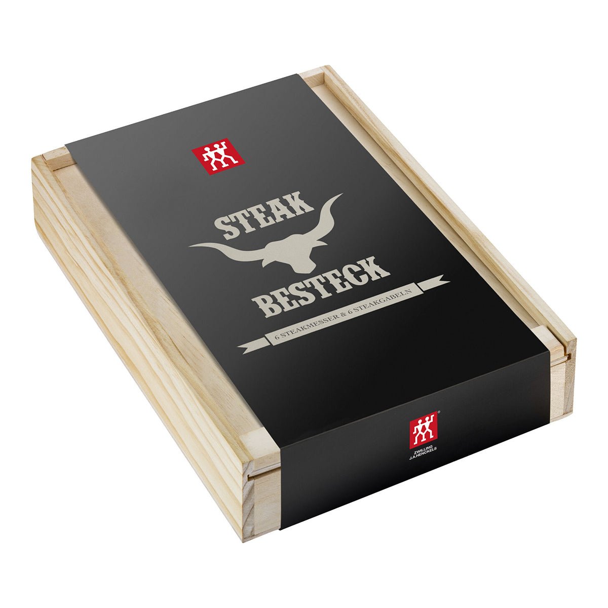 Bestikksett Biffkniver og - gafler, 6 x 2stk, 18/10 stål - ZWILLING MELBOURNE - BESTIKK - Me & Max AS