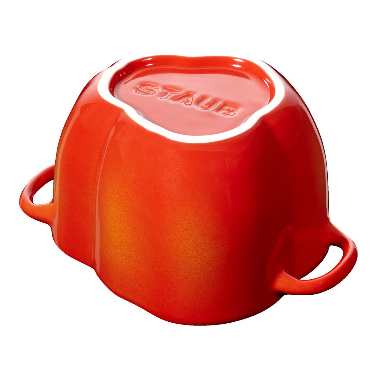 Cocotte 11 cm, paprika, oransje - rød, keramikk - STAUB CERAMIC 🇫🇷 - KERAMIKK - Me & Max AS