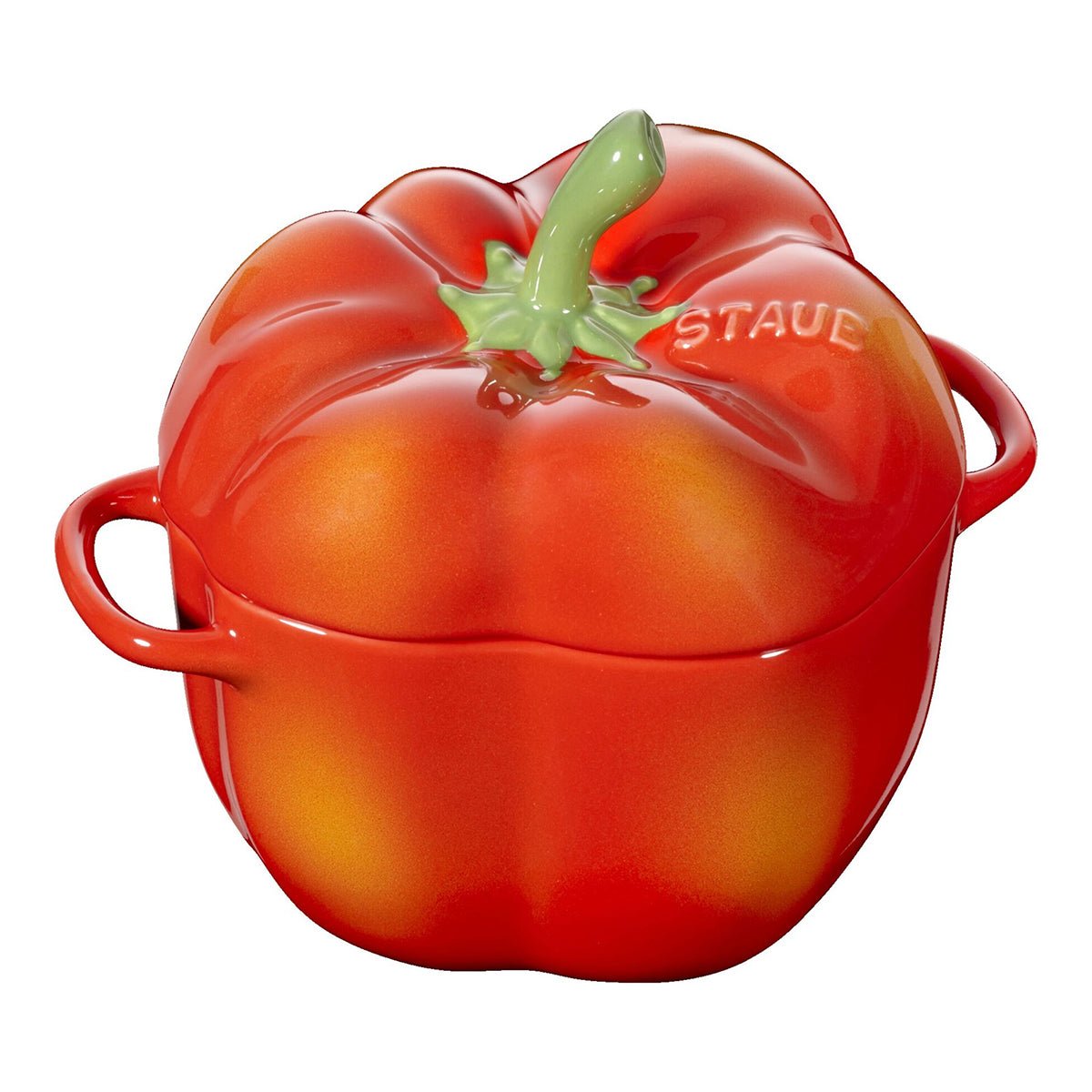 Cocotte 11 cm, paprika, oransje - rød, keramikk - STAUB CERAMIC 🇫🇷 - KERAMIKK - Me & Max AS