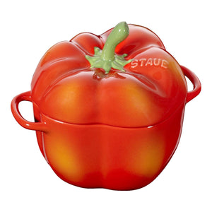 Cocotte 11 cm, paprika, oransje - rød, keramikk - STAUB CERAMIC 🇫🇷 - KERAMIKK - Me & Max AS