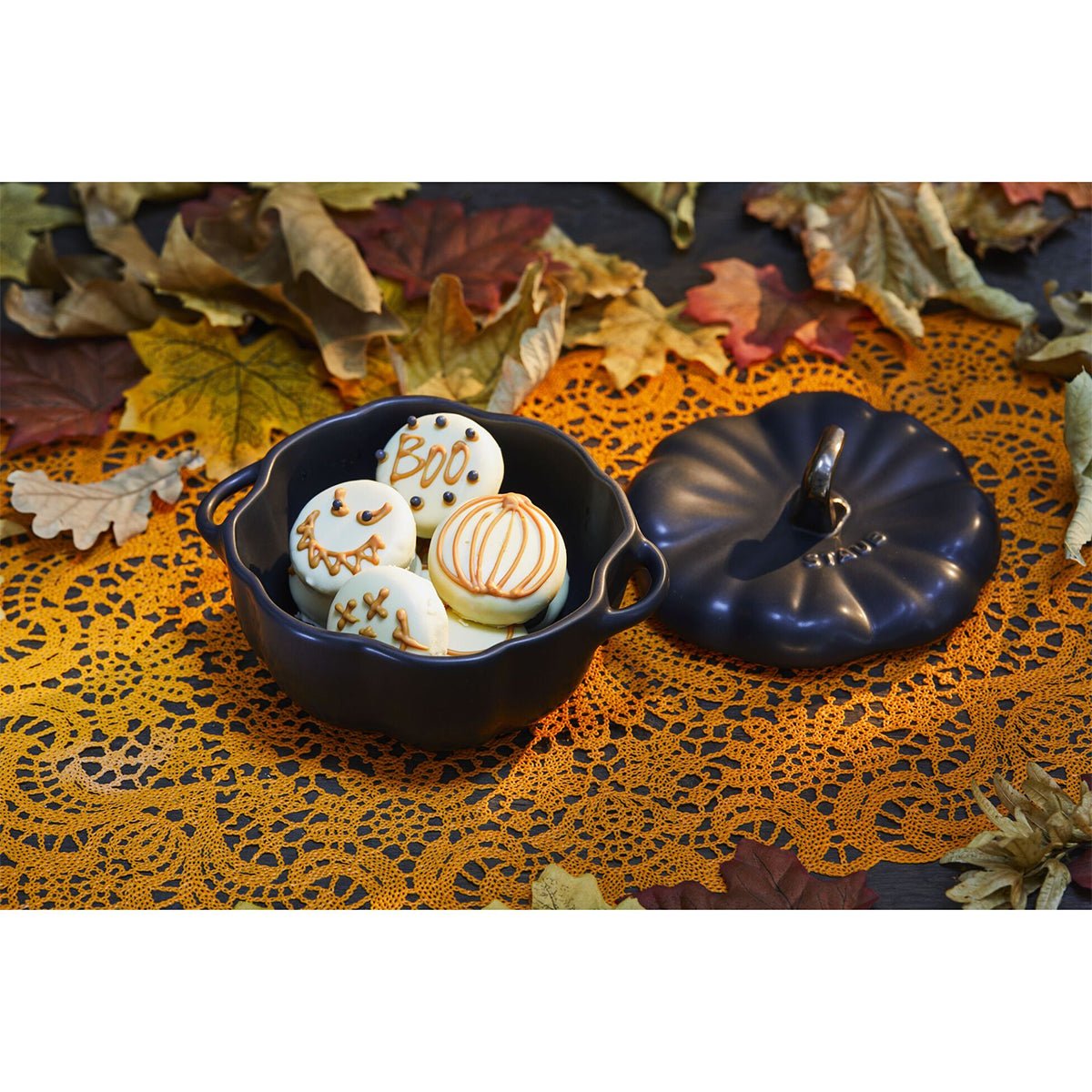 Cocotte 15 cm, gresskar, svart, keramikk - STAUB CERAMIC 🇫🇷 - KERAMIKK - Me & Max AS