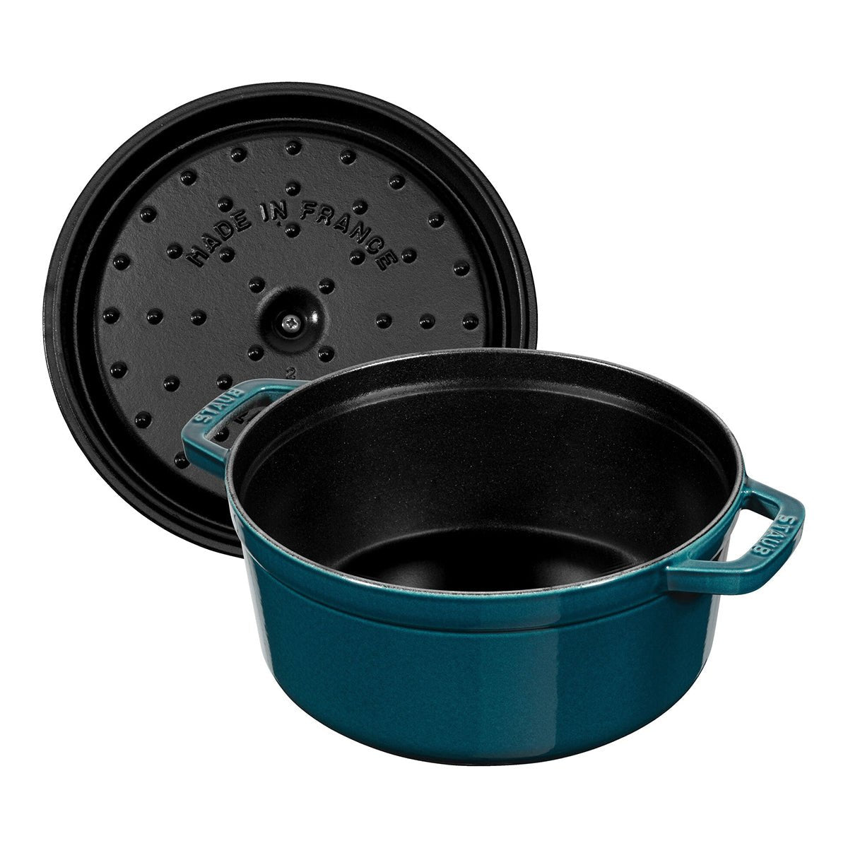 Cocotte Gryte 26cm / 5,2l, Rund, La Mer, Støpejern - STAUB 🇫🇷 - GRYTE - Me & Max AS