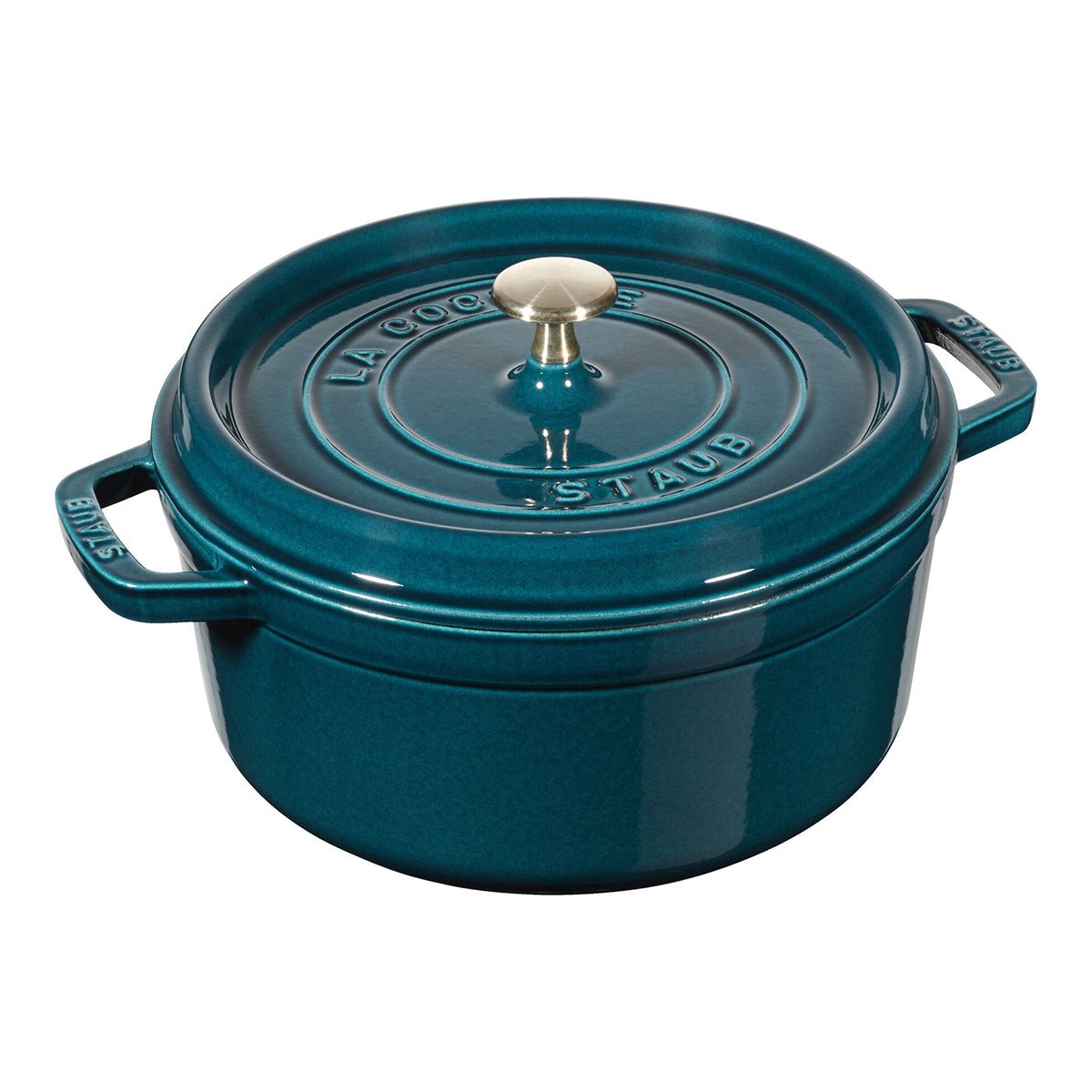 Cocotte Gryte 26cm / 5,2l, Rund, La Mer, Støpejern - STAUB 🇫🇷 - GRYTE - Me & Max AS