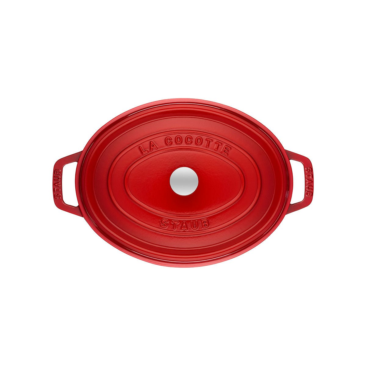 Cocotte Gryte 27 cm / 3,2 l, Oval, Rød, Støpejern - STAUB 🇫🇷 - GRYTE - Me & Max AS