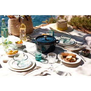 Cocotte Gryte 28 cm / 6,75 l, Rund, La Mer, Støpejern - STAUB 🇫🇷 - GRYTE - Me & Max AS