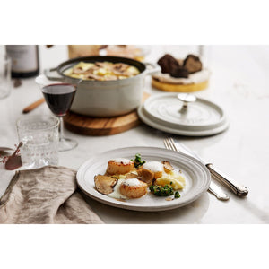 Cocotte Gryte 28 cm / 6,75 l, Rund, White Truffle, Støpejern - STAUB 🇫🇷 - GRYTE - Me & Max AS