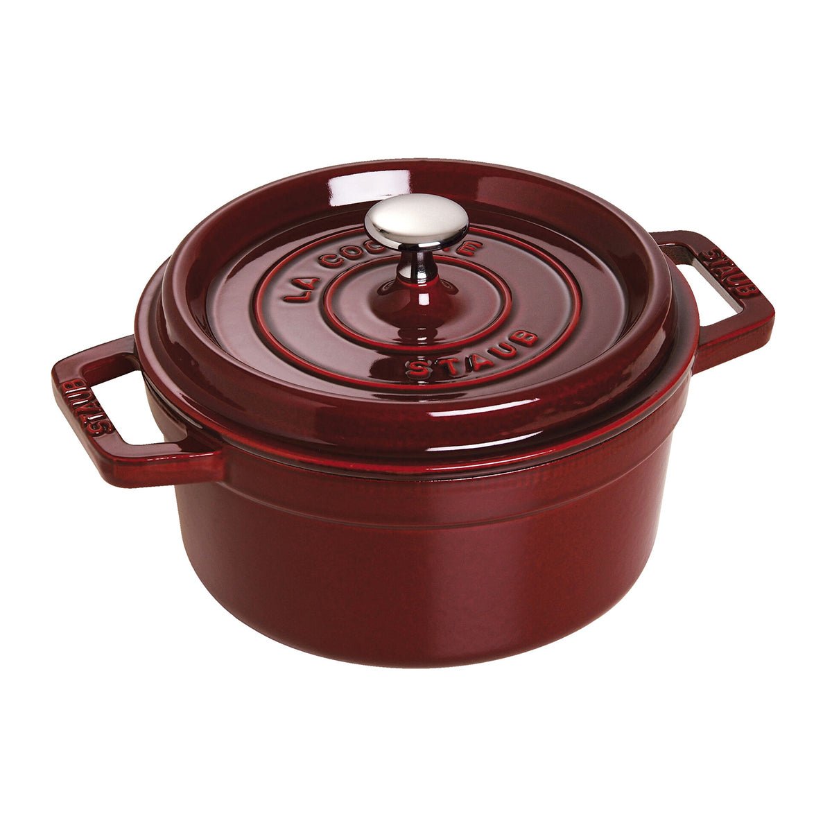 Cocotte Gryte 28cm / 6,7l, Rund, Grenadine, Støpejern - STAUB 🇫🇷 - GRYTE - Me & Max AS
