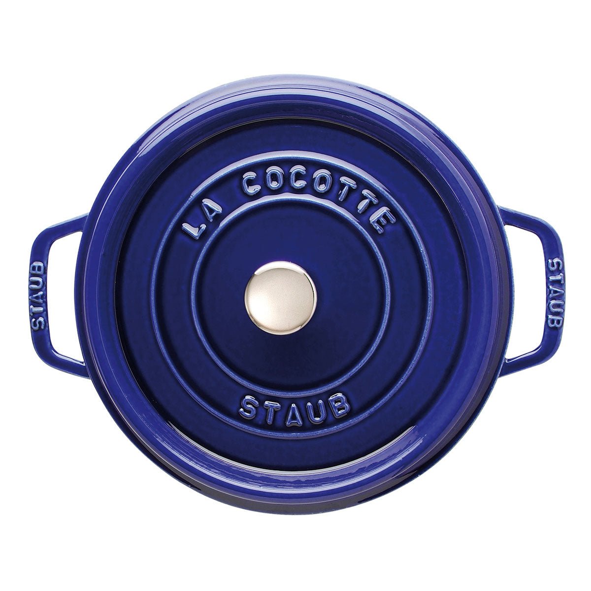 Cocotte Gryte 30 cm / 8,4 l, Rund, Mørkeblå, Støpejern - STAUB 🇫🇷 - GRYTE - Me & Max AS