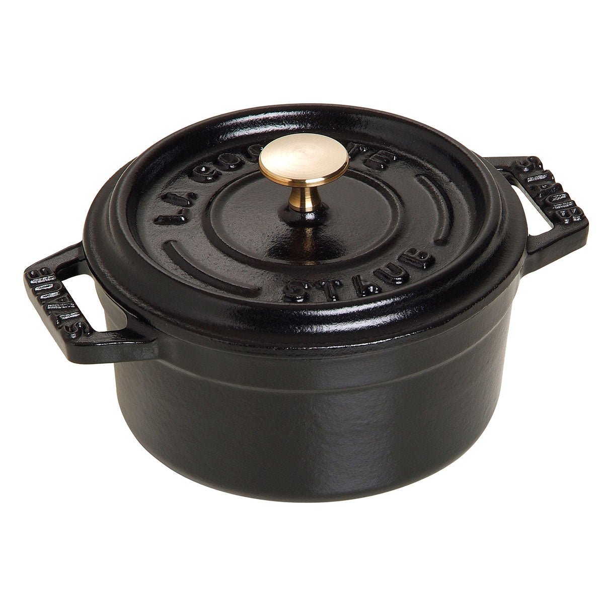 Cocotte Gryte 32cm / 12,6l, Rund, Svart, Støpejern - STAUB 🇫🇷 - GRYTE - Me & Max AS