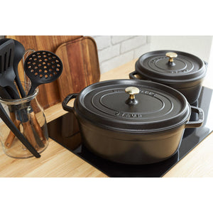 Cocotte Gryte 41 cm / 12,0l, Oval, Svart, Støpejern - STAUB 🇫🇷 - GRYTE - Me & Max AS