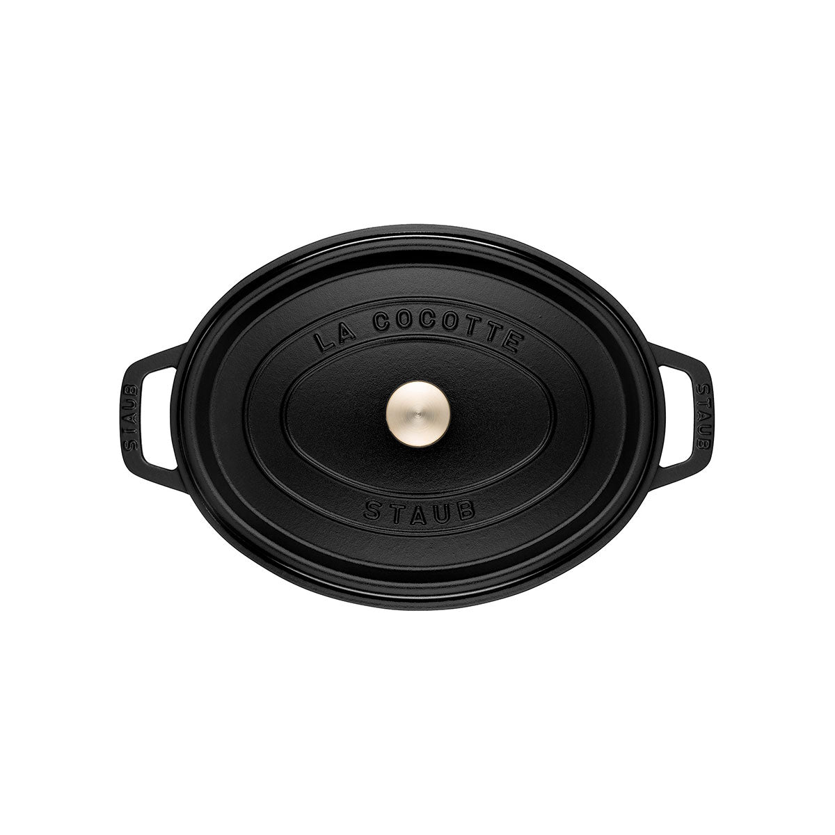 Cocotte Gryte 41 cm / 12,0l, Oval, Svart, Støpejern - STAUB 🇫🇷 - GRYTE - Me & Max AS