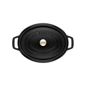 Cocotte Gryte 41 cm / 12,0l, Oval, Svart, Støpejern - STAUB 🇫🇷 - GRYTE - Me & Max AS