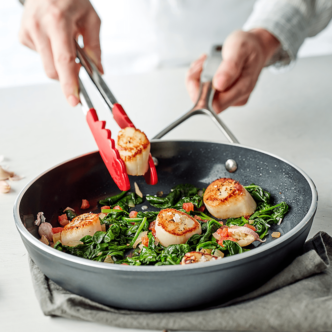 Demeyere AluPro 5 Stekepannesett (24 + 28 cm) – Keramisk Ceraforce - STEKEPANNE - Me & Max AS