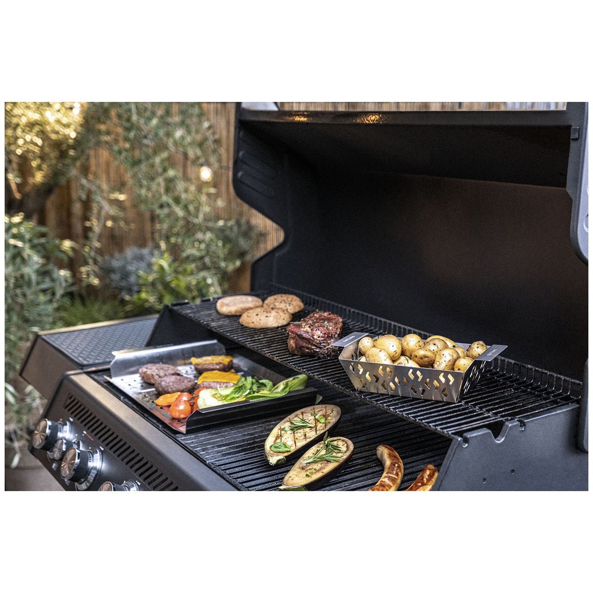Grillkurv 25cm, S, rustfritt stål - ZWILLING BBQ+ - BBQ - Me & Max AS