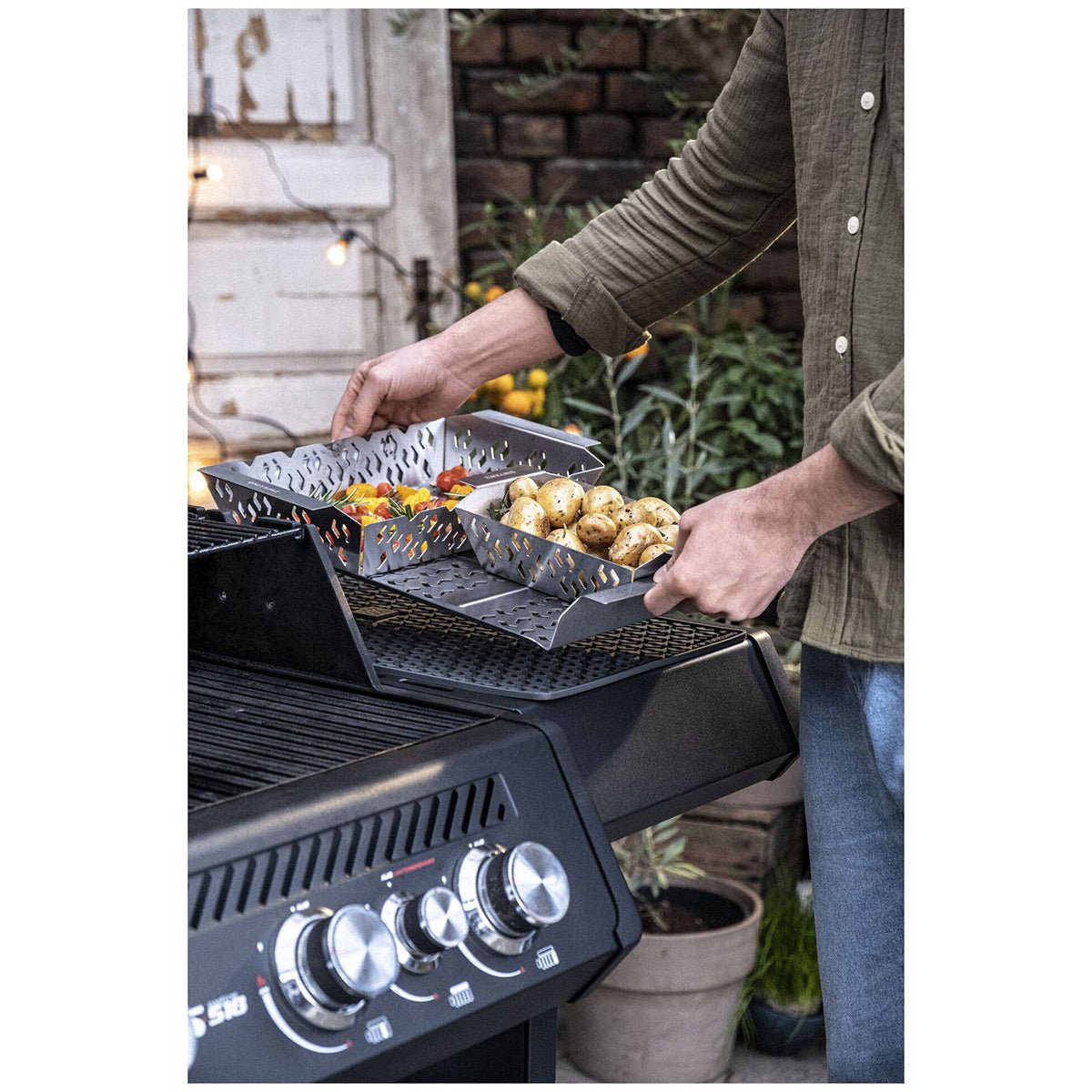 Grillkurvsett M / S, 2stk., rustfritt stål - ZWILLING BBQ+ - BBQ - Me & Max AS