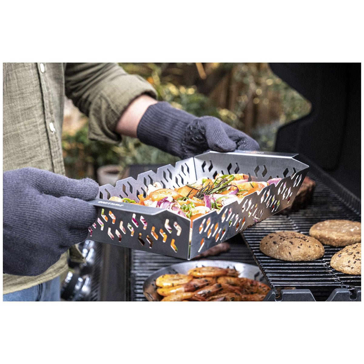 Grillkurvsett M / S, 2stk., rustfritt stål - ZWILLING BBQ+ - BBQ - Me & Max AS
