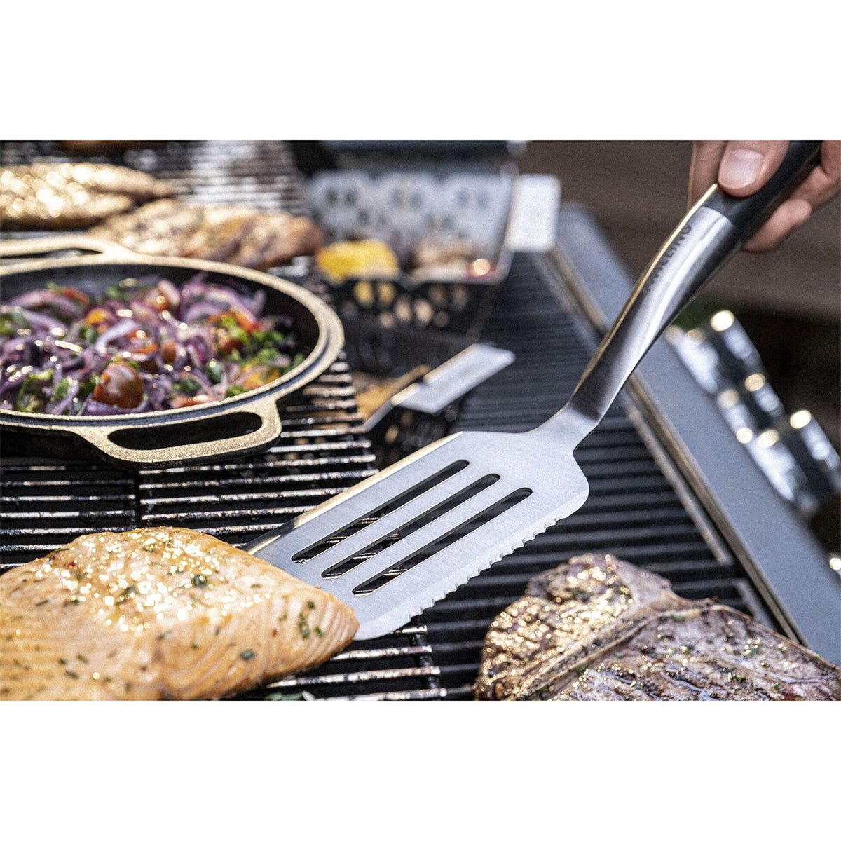 Grillspatel , 43cm, rustfritt stål - ZWILLING BBQ+ - BBQ - Me & Max AS