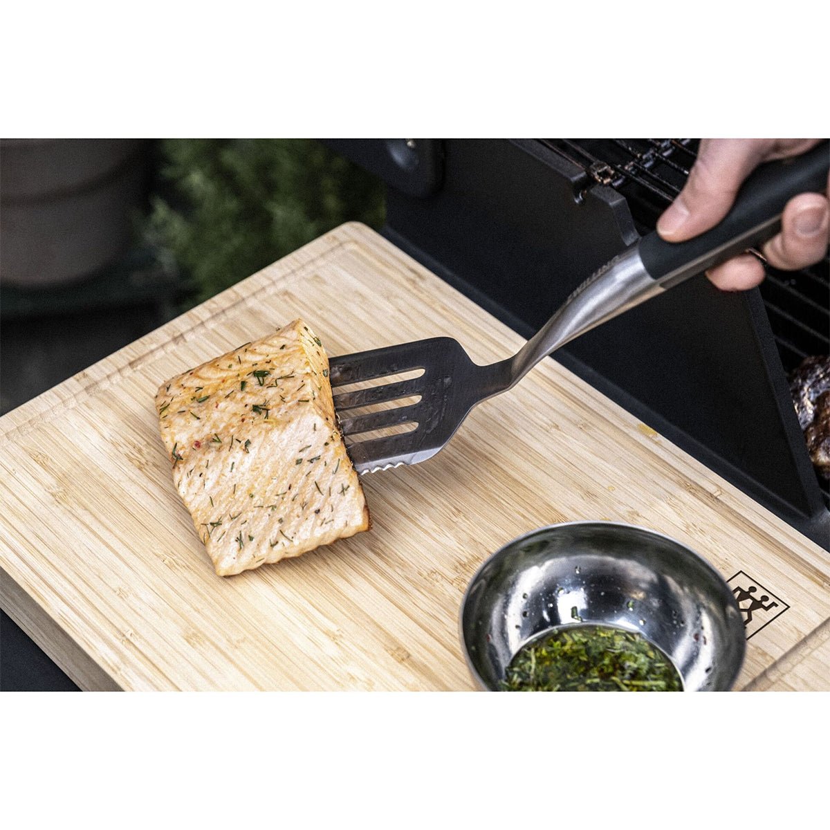 Grillspatel , 43cm, rustfritt stål - ZWILLING BBQ+ - BBQ - Me & Max AS