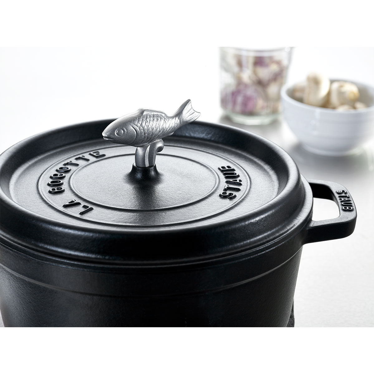 Håndtak til Cocotte, rustfritt stål, fisk - STAUB 🇫🇷 - GRYTE - Me & Max AS