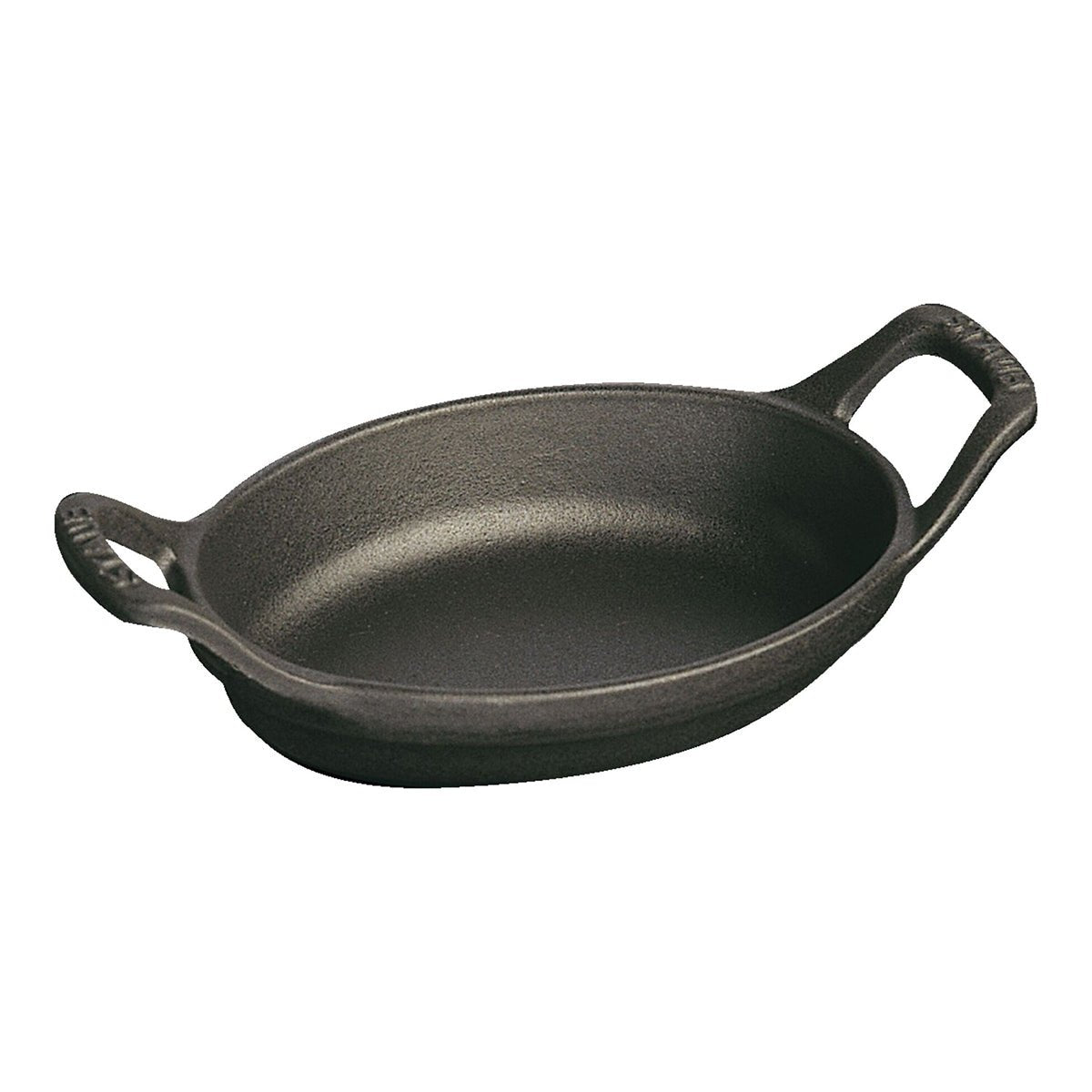 Ovnsform 15cm, oval, svart, støpejern - STAUB OVNSFORM 🇫🇷 - KERAMIKK - Me & Max AS
