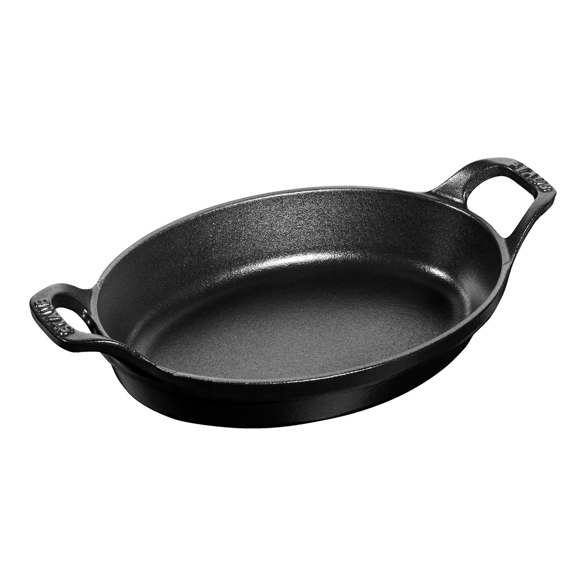 Ovnsform 21cm, oval, svart, støpejern - STAUB OVNSFORM 🇫🇷 - KERAMIKK - Me & Max AS