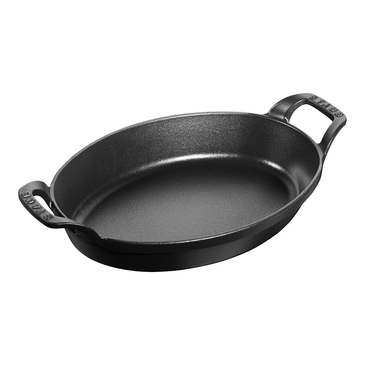 Ovnsform 24cm, oval, svart, støpejern - STAUB OVNSFORM 🇫🇷 - KERAMIKK - Me & Max AS