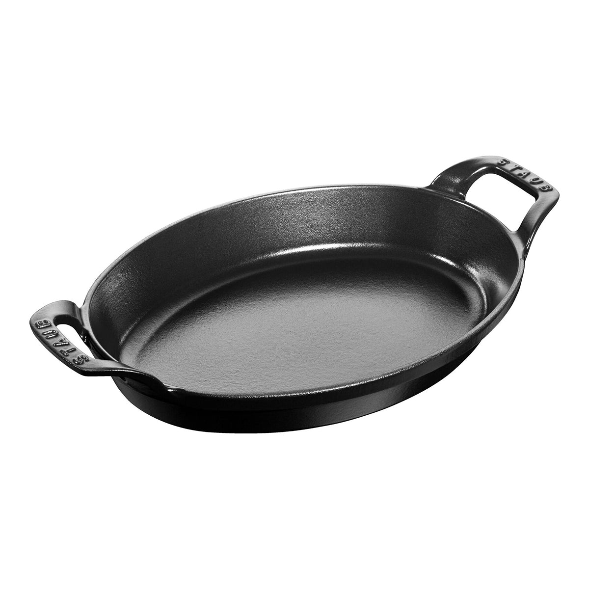 Ovnsform 28cm, oval, svart, støpejern - STAUB OVNSFORM 🇫🇷 - KERAMIKK - Me & Max AS