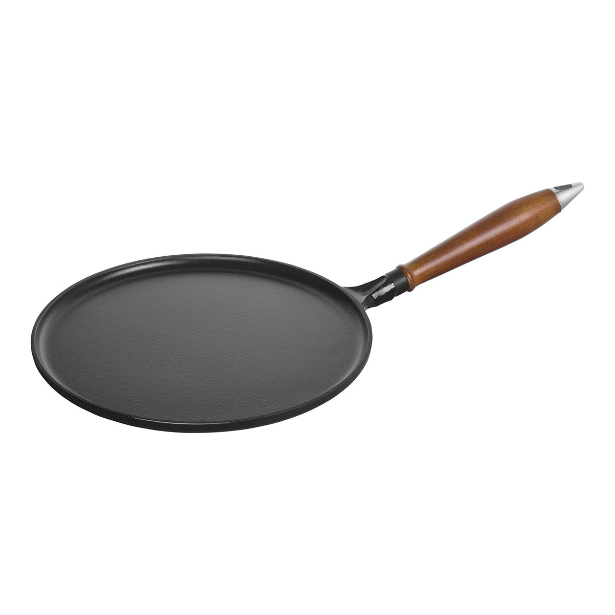 Pannekakepanne 28 cm, svart, støpejern - STAUB 🇫🇷 - STEKEPANNE - Me & Max AS