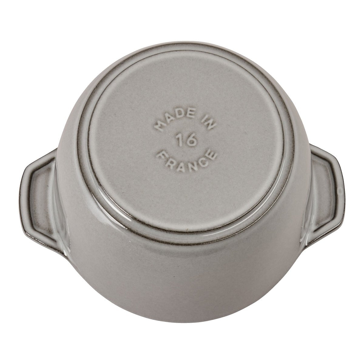 Ris - Cocotte 16cm / 1,7l, Rund, grafittgrå, Støpejern - STAUB 🇫🇷 - GRYTE - Me & Max AS