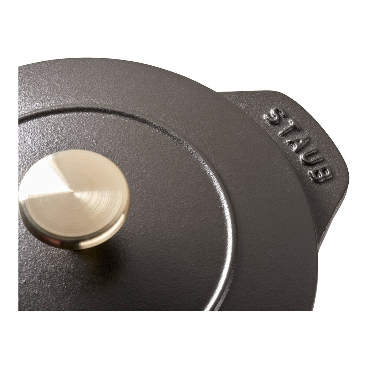 Ris - Cocotte 16cm / 1,7l, Rund, svart, Støpejern - STAUB 🇫🇷 - GRYTE - Me & Max AS